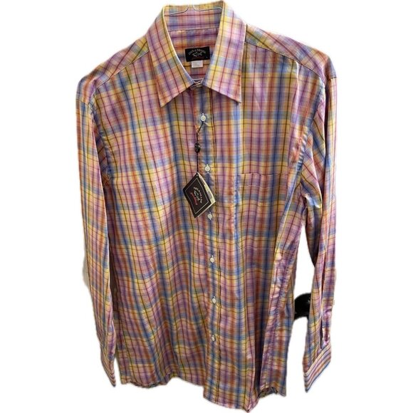 Paul & Shark Italian luxury beautiful short slv. casual shirt M/50/40US NWT$305 - Picture 1 of 9